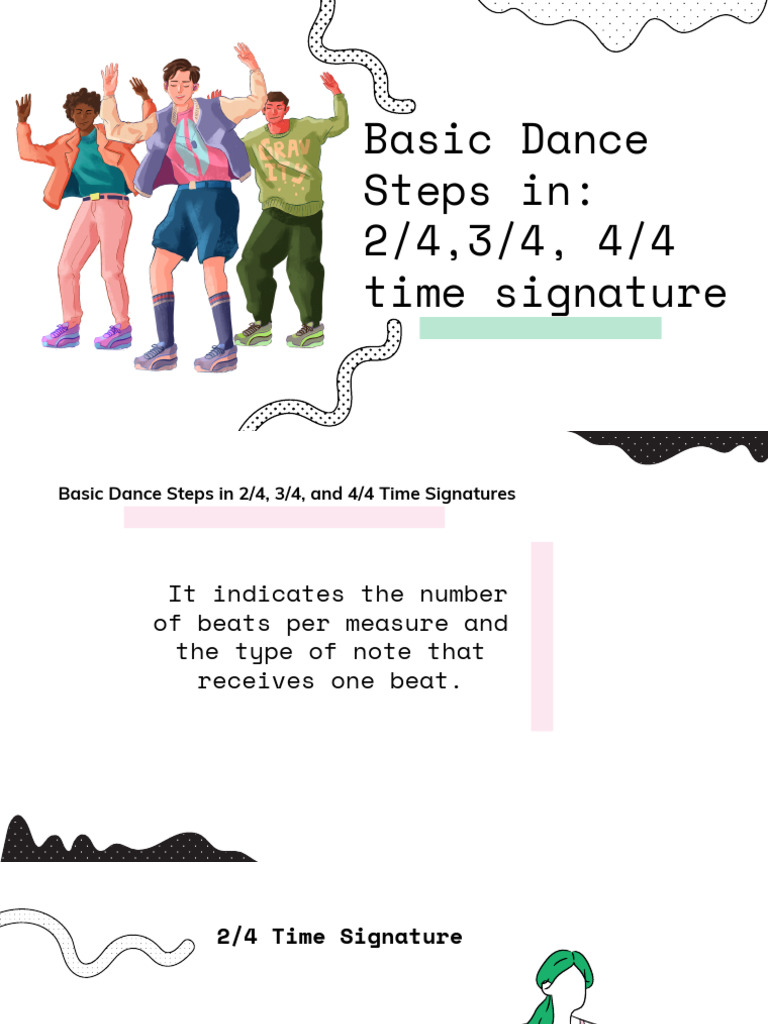 Basic Dance Steps in 2434 44 Time Signature | PDF