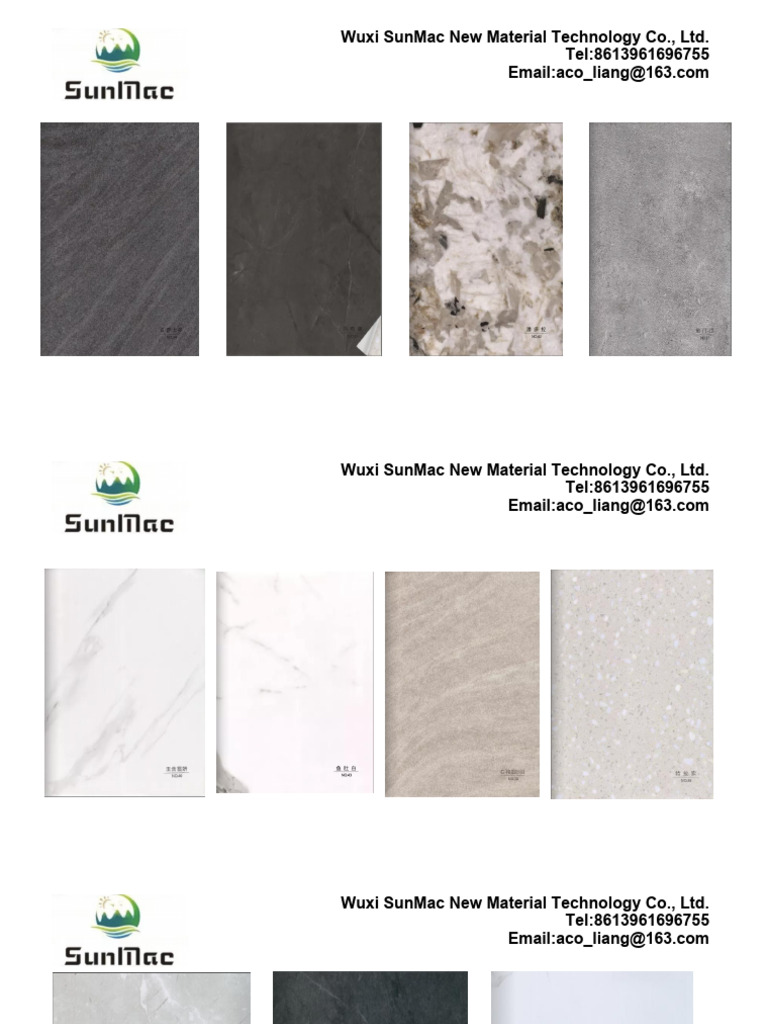 Marble Colors-Interior WPC | PDF