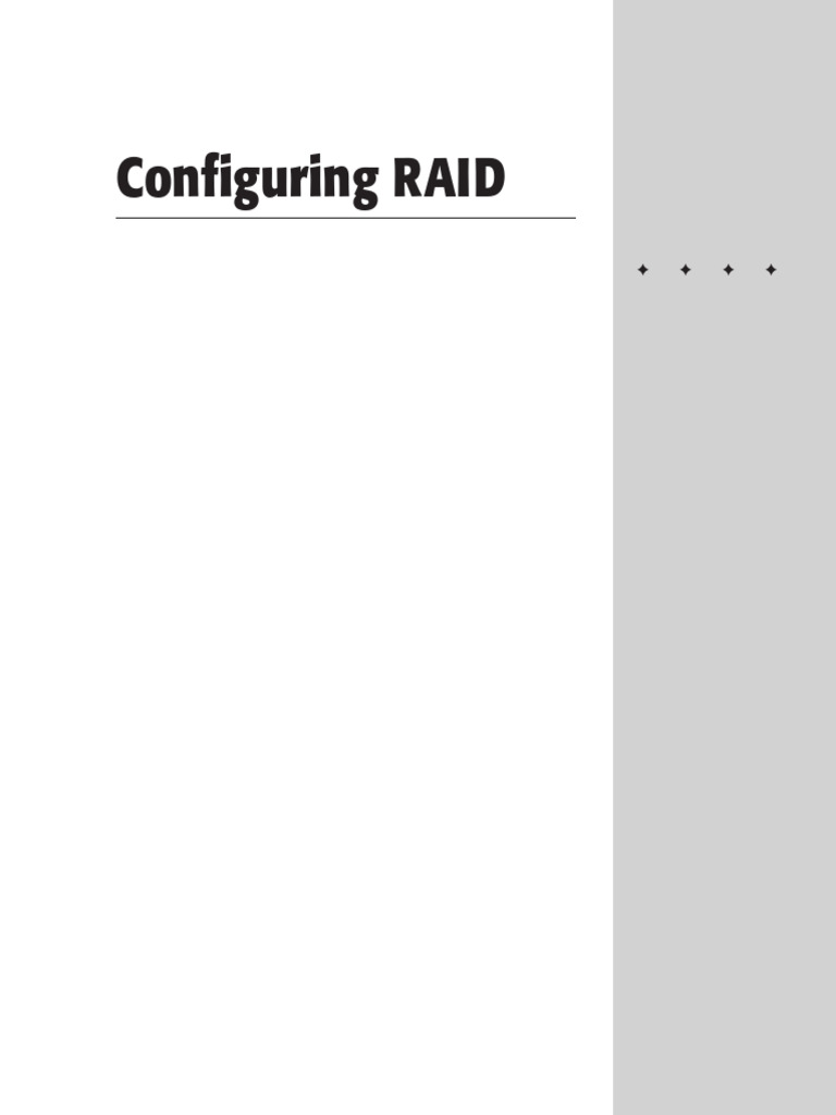 css10q3w1 ConfiguringRAID | PDF | Computer Data Storage | Hard Disk Drive