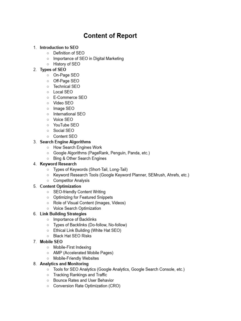 Comprehensive SEO Guide for 2024 | PDF