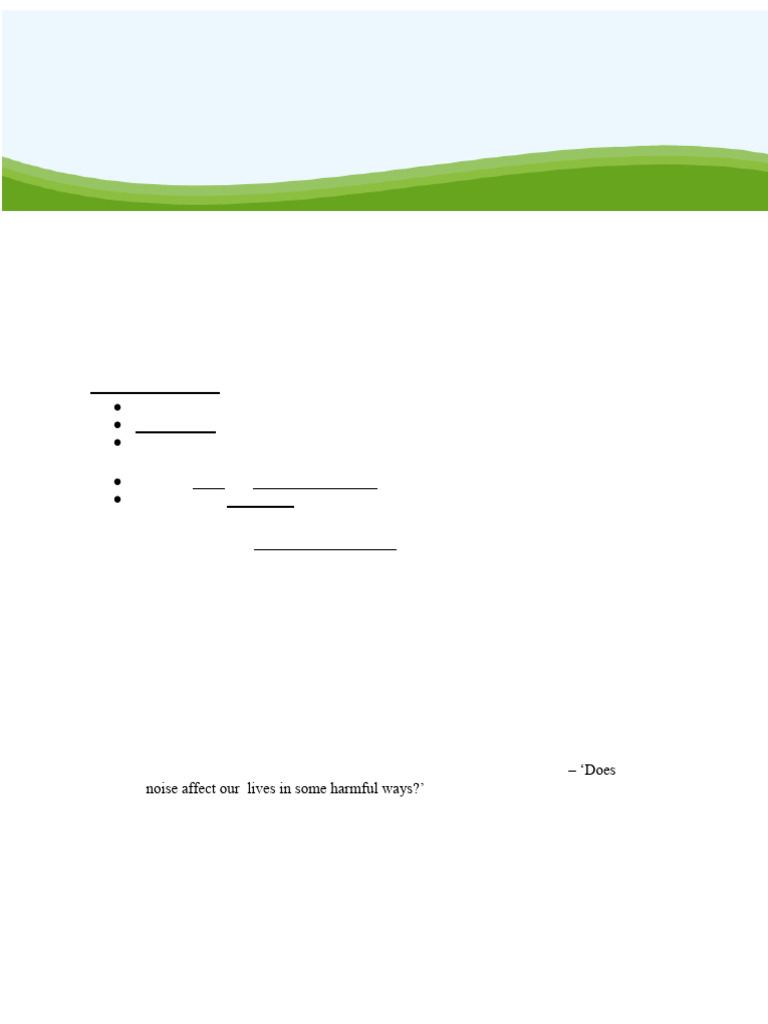 Class 6 English Term 1 Sample Paper | PDF | Verb | Noise