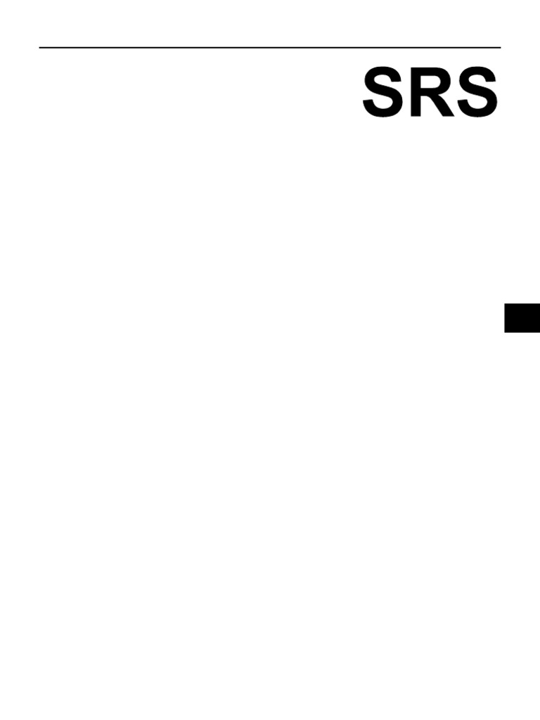 Supplemental Restraint System (SRS) : Section | PDF | Airbag | Seat Belt