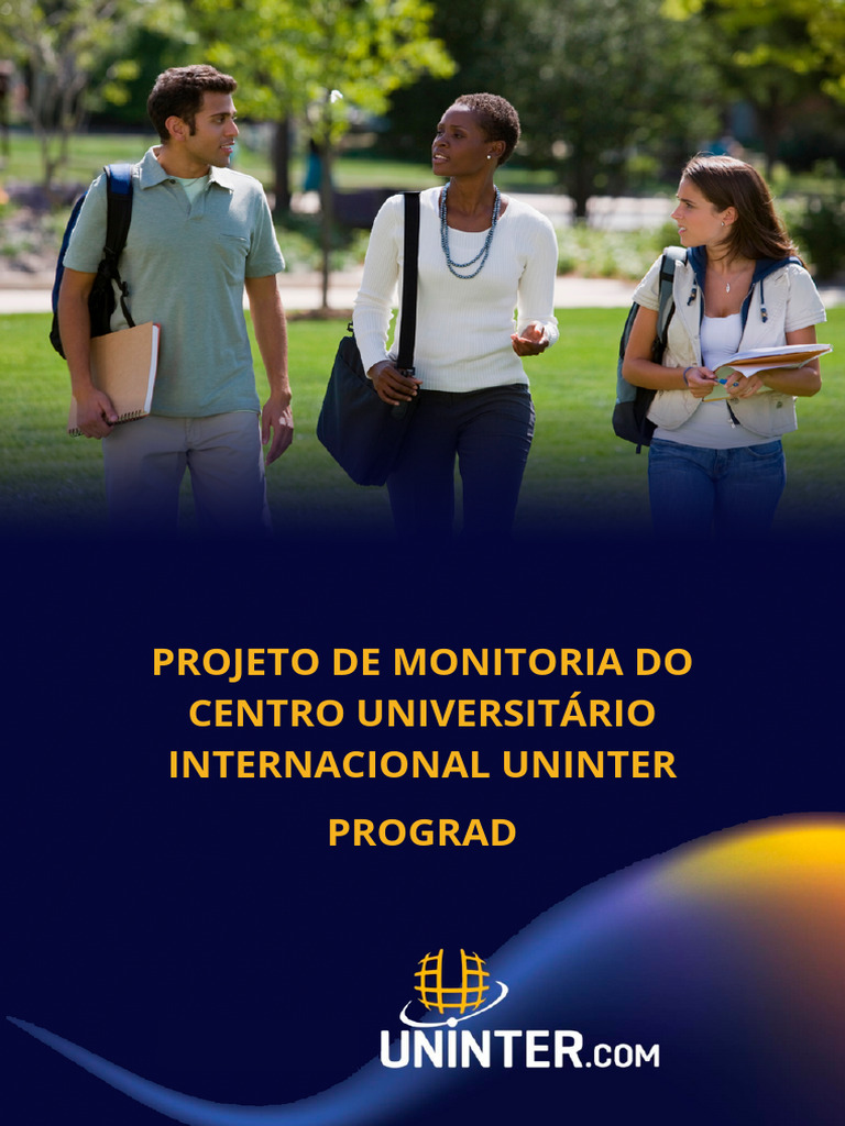 Projeto de Monitoria UNINTER: Benefícios e Metodologia | PDF ...