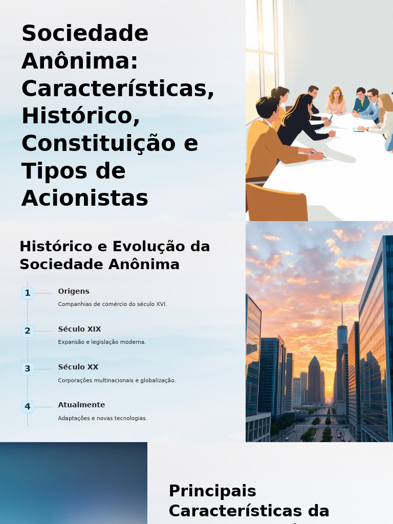 Características da Sociedade Anônima | PDF