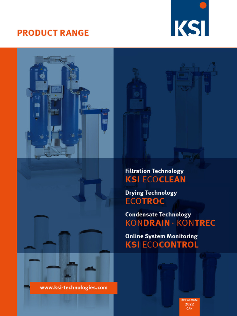 KSI Product Range CAN 02 0522 | PDF | Filtration | Vacuum