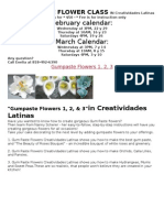 Gum Paste Flower Class in Creatividades Latinas 2012