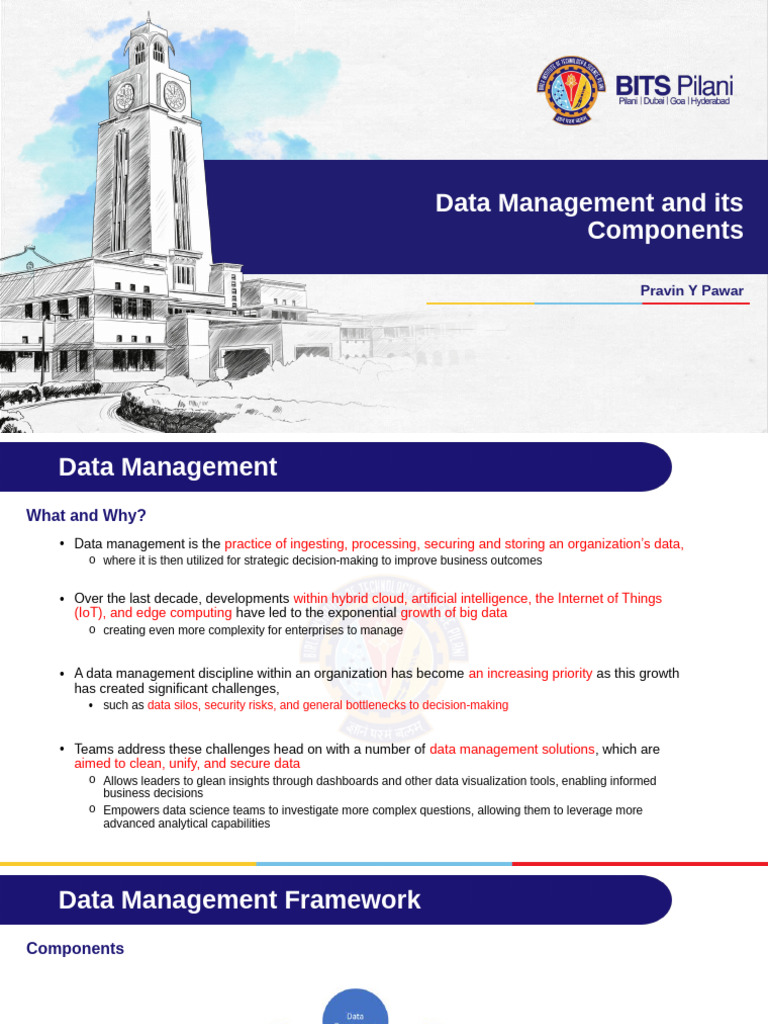 Data Management Framework Essentials | PDF | Data | Internet Of Things