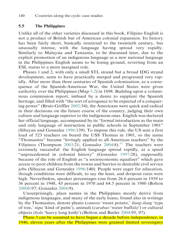 Evolution of Filipino English Language | PDF | English Language ...