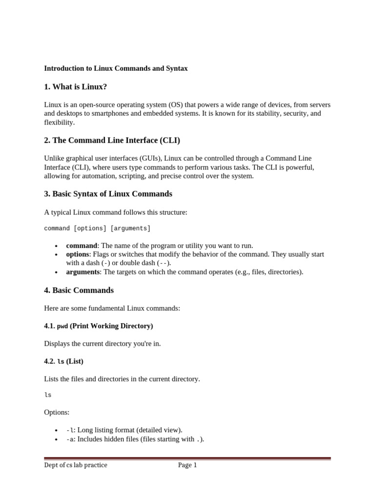 Lab Practice | PDF | Command Line Interface | Filename