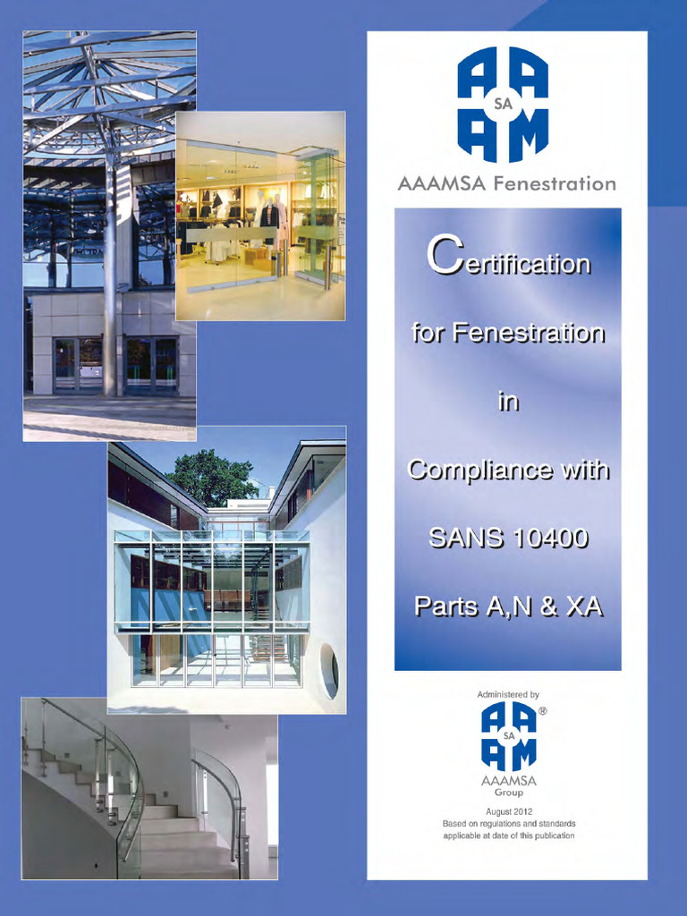Certification for Fenestration PDF