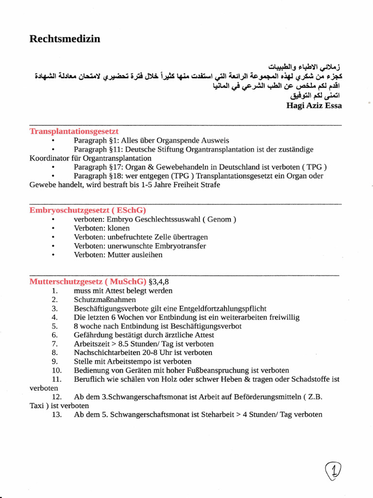 Rechtsmedizin - Hagi Aziz Essa | PDF