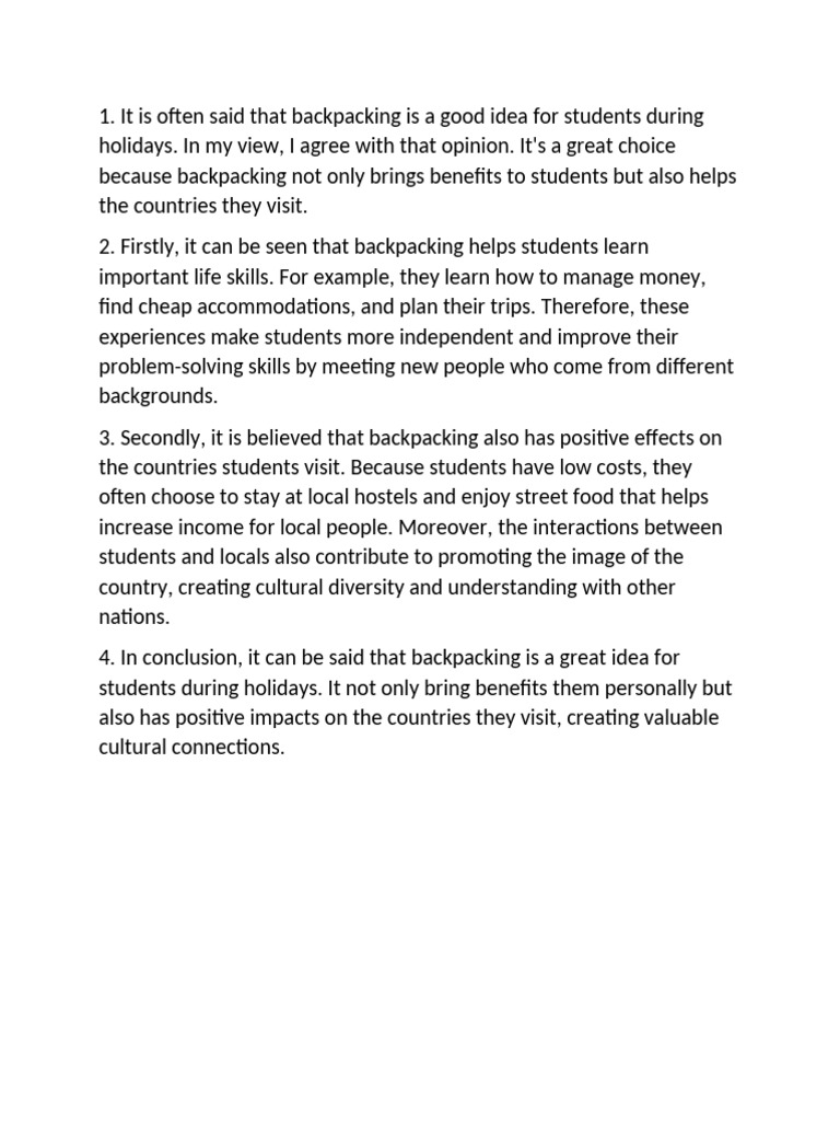 Backpacking | PDF