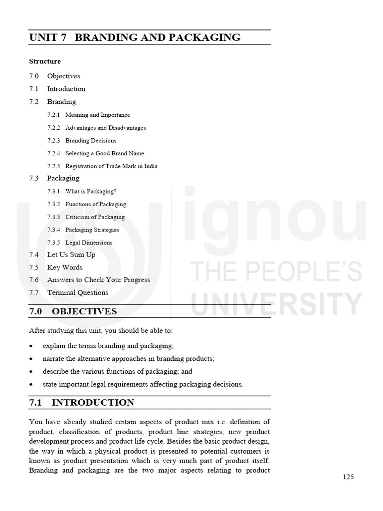 Unit 7 | PDF | Brand | Trademark