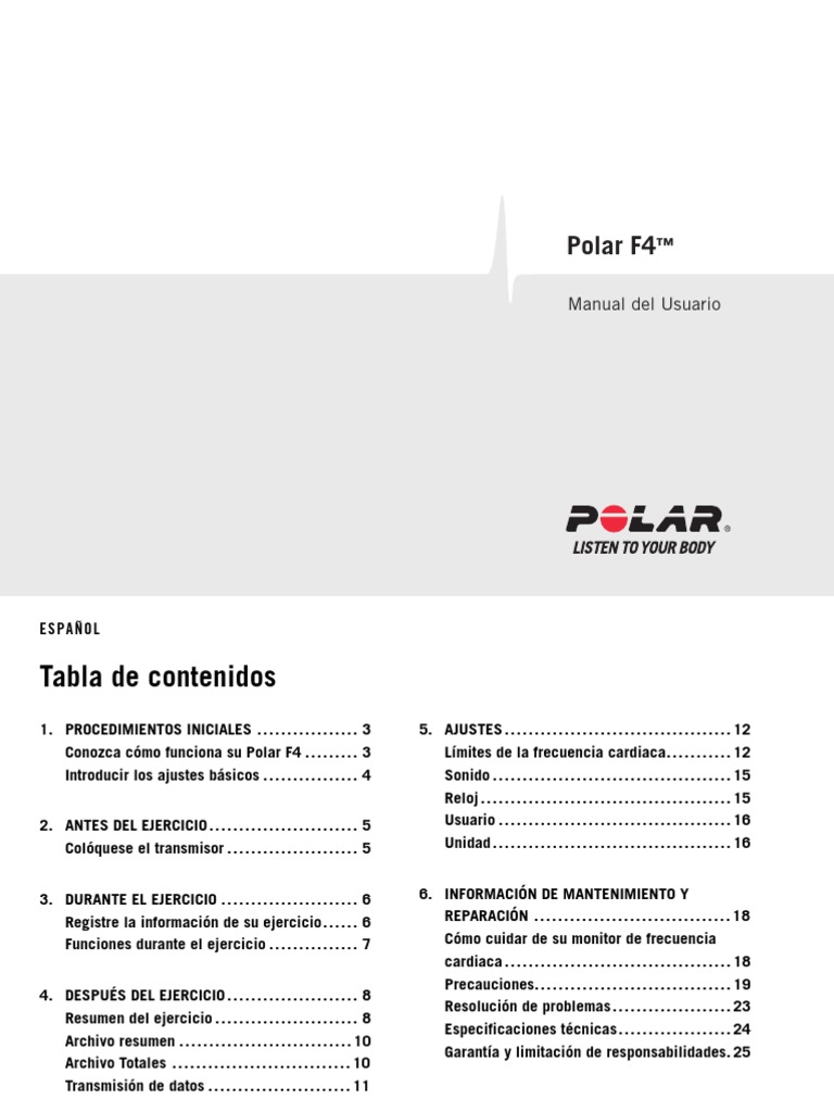 Polar f4 blue ice fitness heart rate monitor w/ belt, manual in.