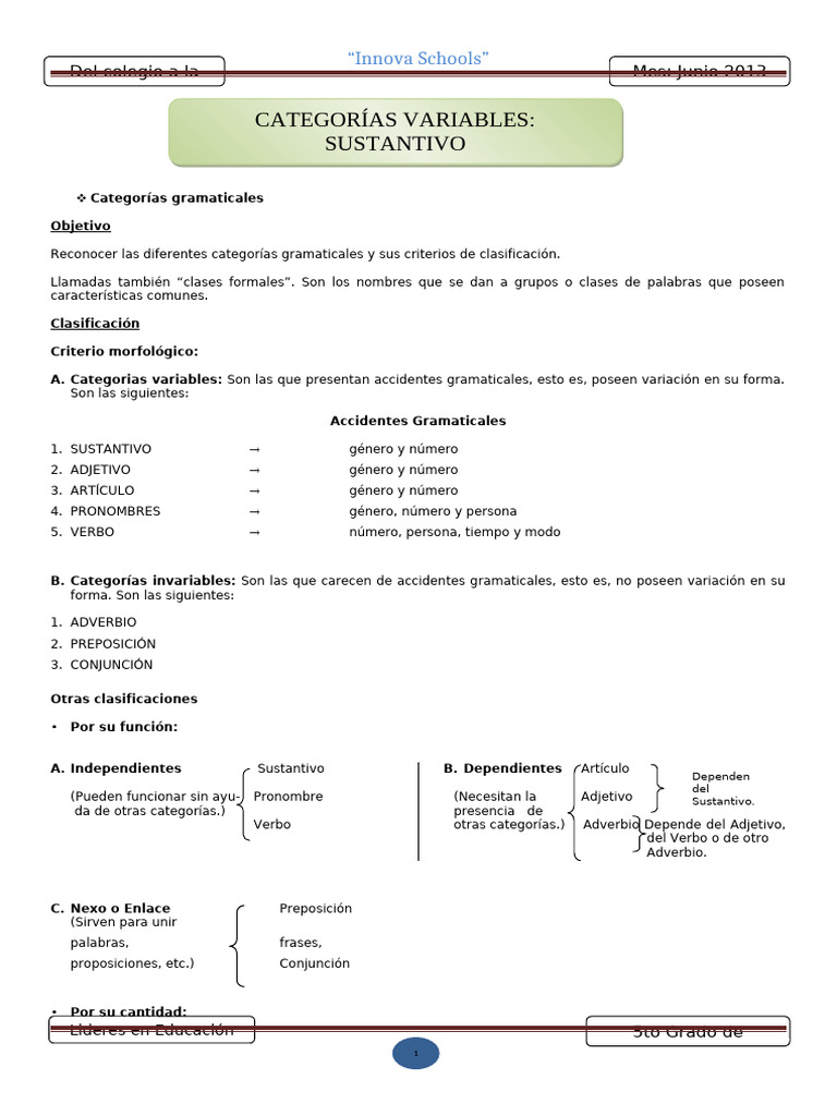 Len 5 Jun | PDF | Género gramatical | Adjetivo