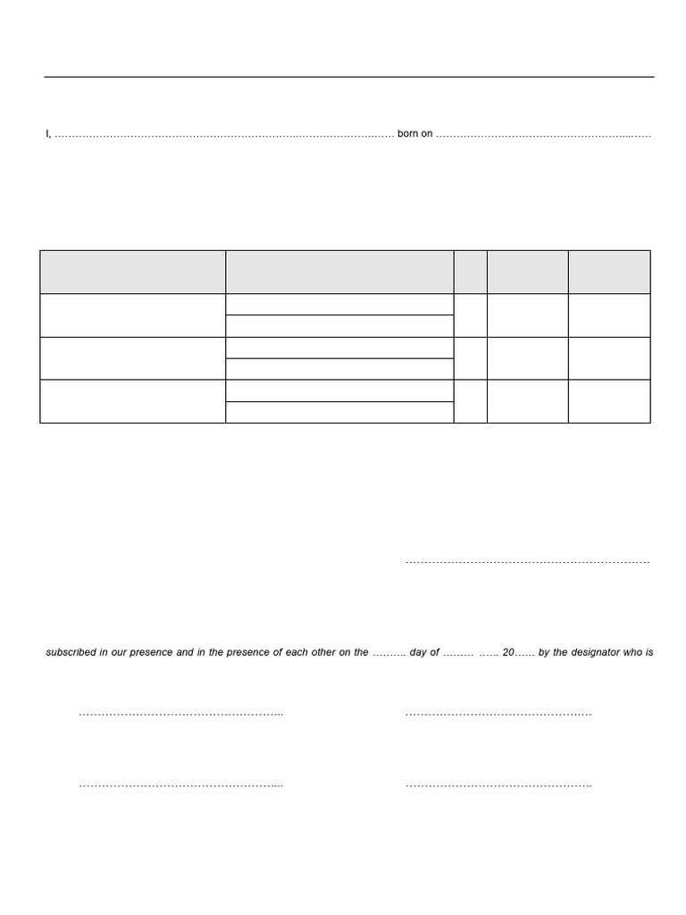 Beneficiary Designation Form IAEA | PDF | Private Law