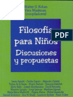 Filosofia para Niños - Discusiones y Propuestas