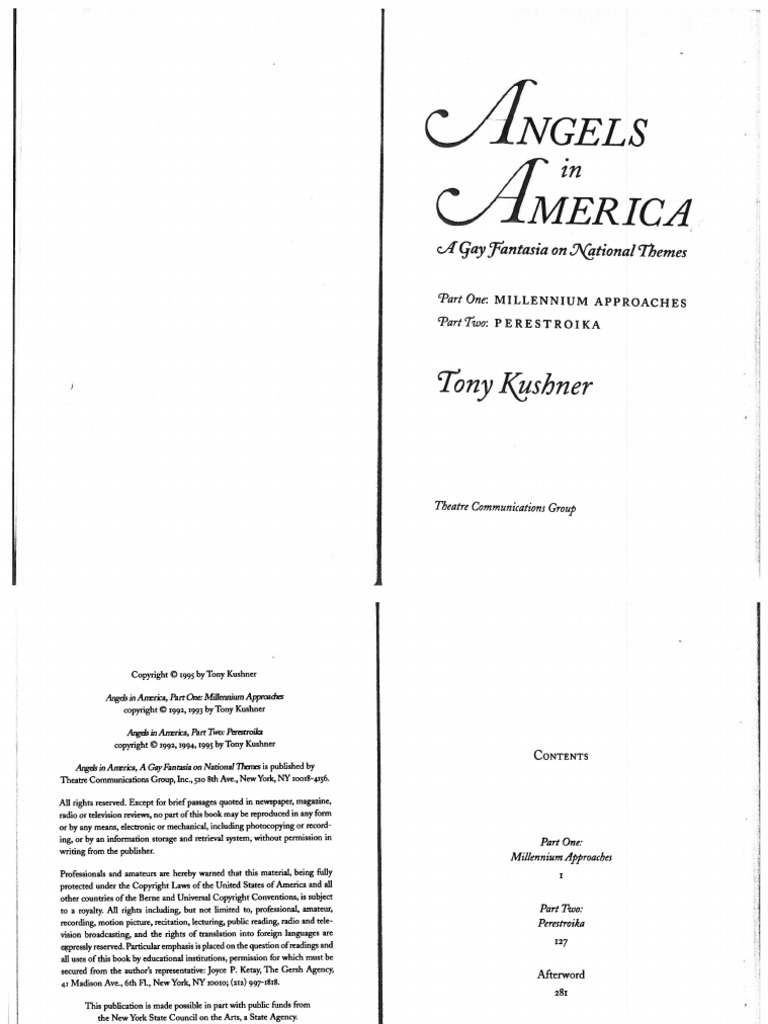 Angels in America I Millenium Approaches | PDF