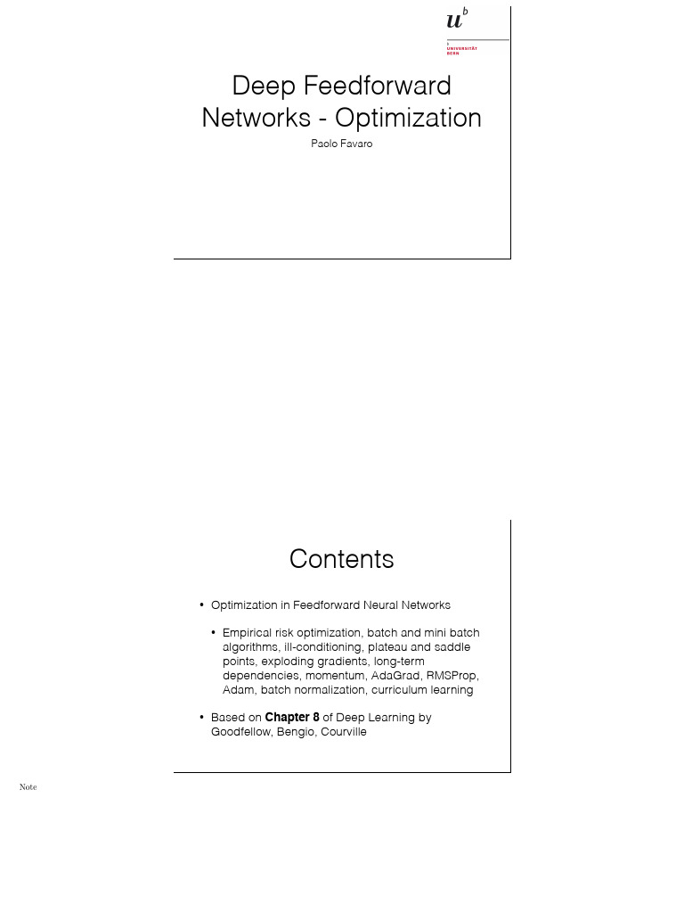 Feedforward Neural Network Optimization | PDF | Applied Mathematics ...