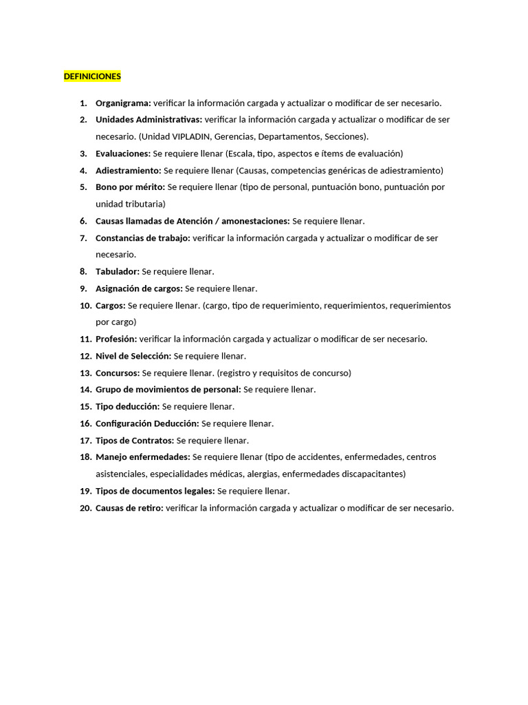 Guía de Verificación y Actualización de Datos | PDF