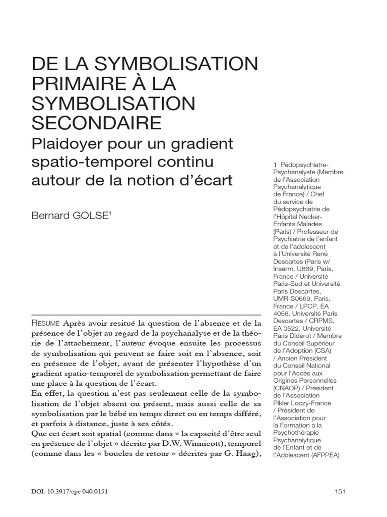 de-la-symbolisation-primaire-secondaire-pdf-psychanalyse