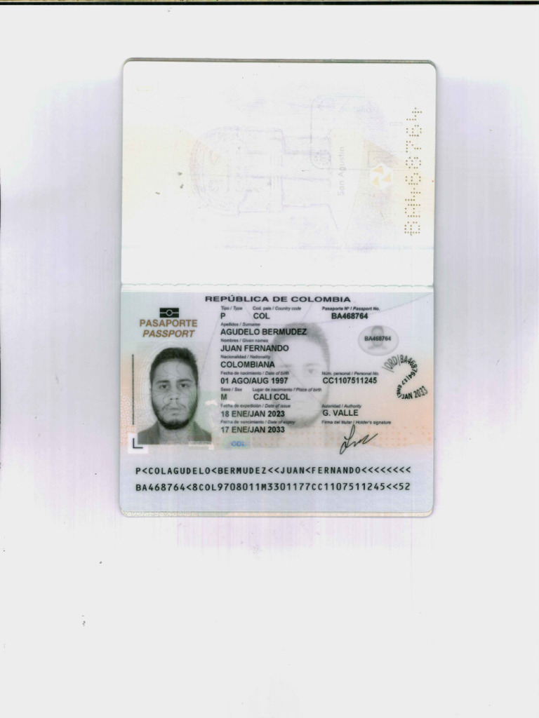 Pasaporte Escaneado | PDF