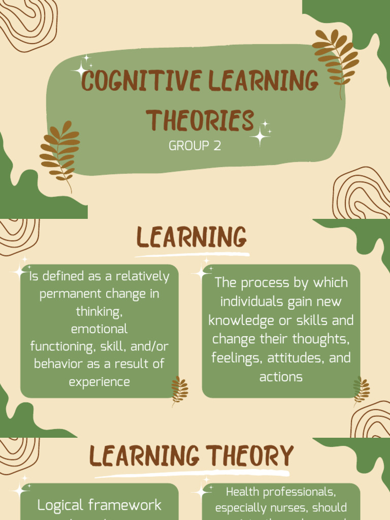 Cognitive g2 | PDF | Learning Theory (Education) | Cognition