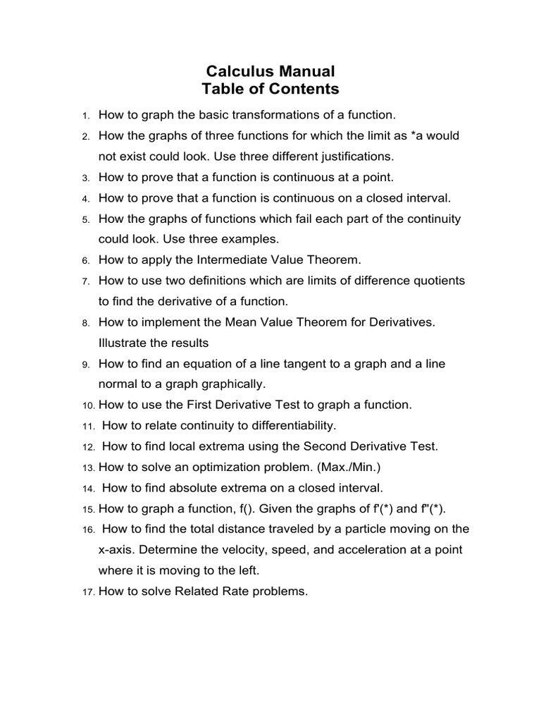 Comprehensive Calculus Guide | PDF | Integral | Function (Mathematics)
