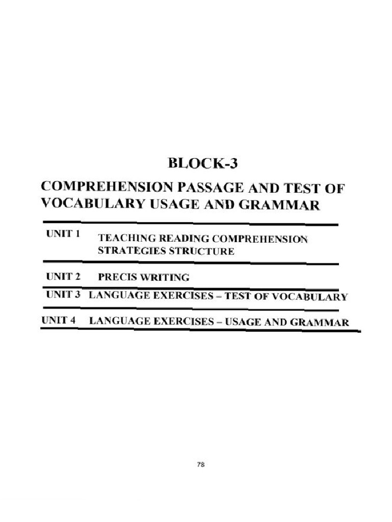 Alternative English Block-3 (Vo Cabulary Skill) | PDF
