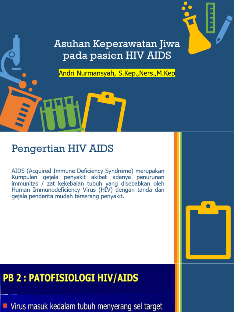 Asuhan Keperawatan Jiwa Pada Pasien HIV AIDS | PDF | Emergency | Hiv/Aids