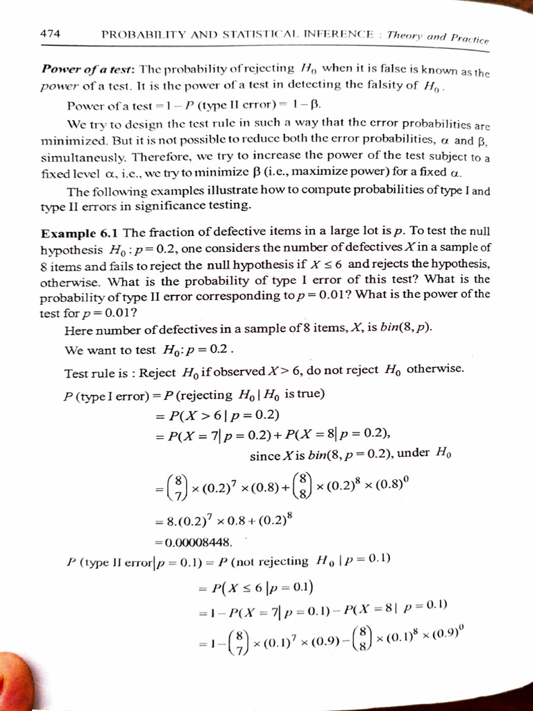 Inference Pdf Statistical Hypothesis Testing Methodology