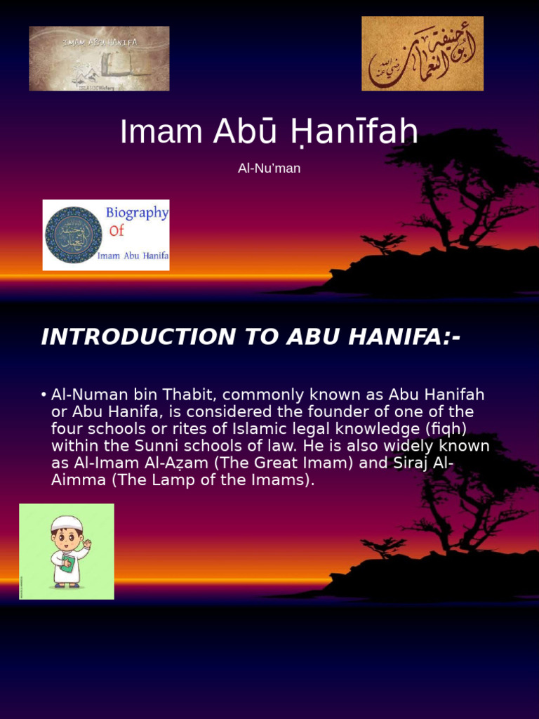 Life and Legacy of Imam Abu Hanifah | PDF | Islamic Philosophy ...
