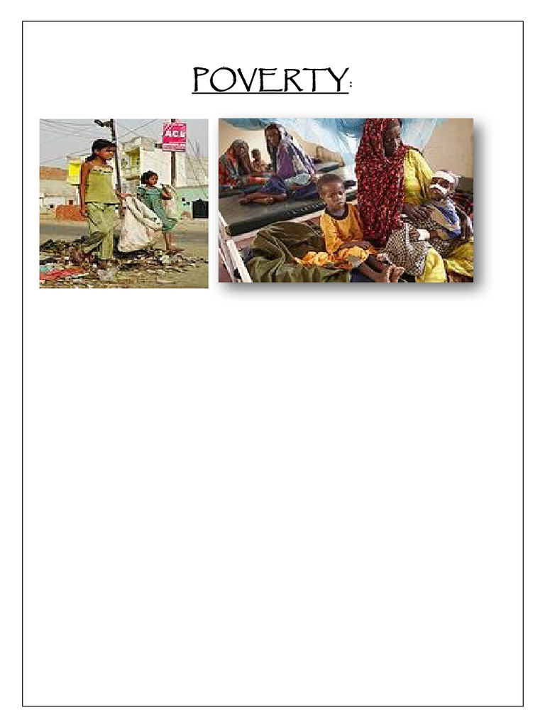 Eng proj - poverty[2] | PDF | Poverty | Poverty & Homelessness