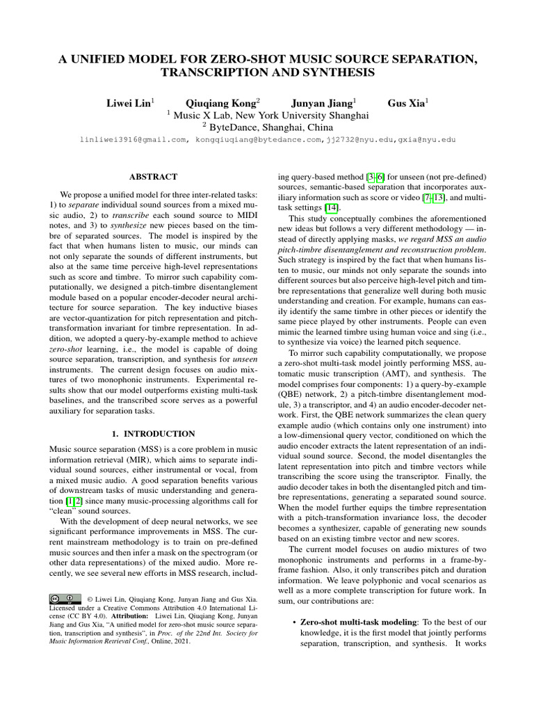 Lin Et Al. - 2021 - A Unified Model For Zero-Shot Music Source Separat ...