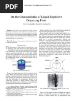 Lei Li Et Al - On The Characteristics of Liquid Explosive Dispersing Flow