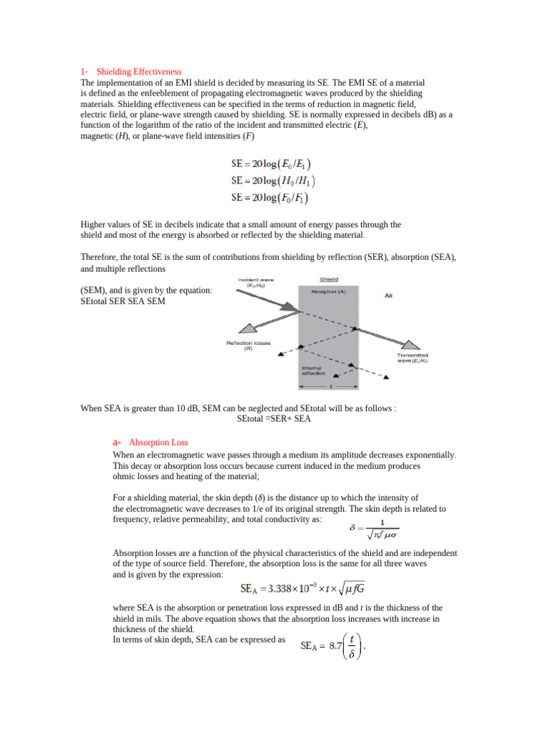 Advanced Materials For Electromagnetic Shielding | PDF | Decibel | Waves