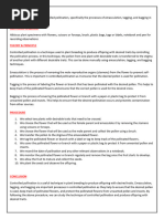 Controlled Pollination: Emasculation & Bagging | PDF
