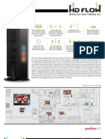 Peerless HDS100 HD Flow Wireless Multimedia Kit Spec Sheet