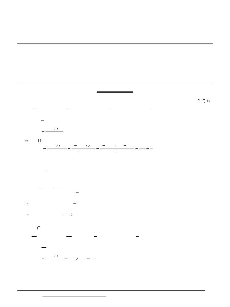 Probability Practice Paper for Class XII | PDF | Probability Theory | Odds