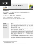 Neurología: Stendhal Syndrome: Origin, Characteristics and Presentation in A Group of Neurologists