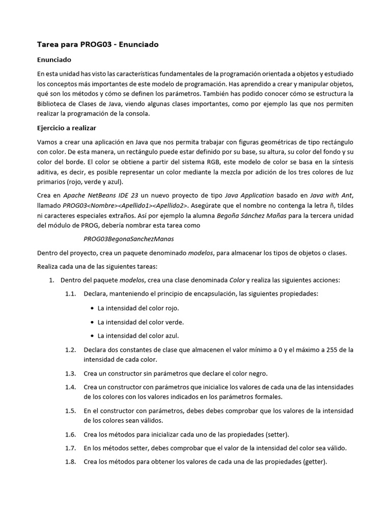 Aplicación Java: Figuras Geométricas | PDF | Color | Modelo de color Rgb