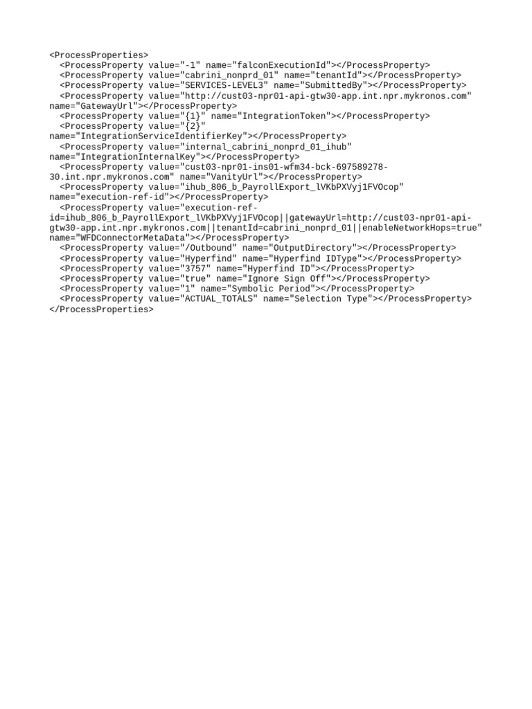 How To Pass Processprop Value in Test Mode | PDF