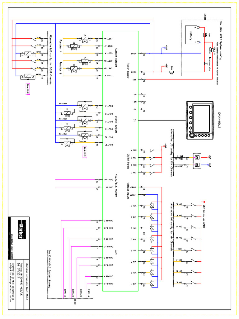Iqan-Mdl2 Uk Electrical Schematic | PDF