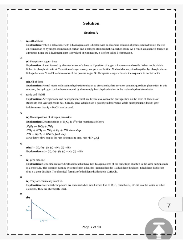 S.P 5 (23-24) Answer Key | PDF