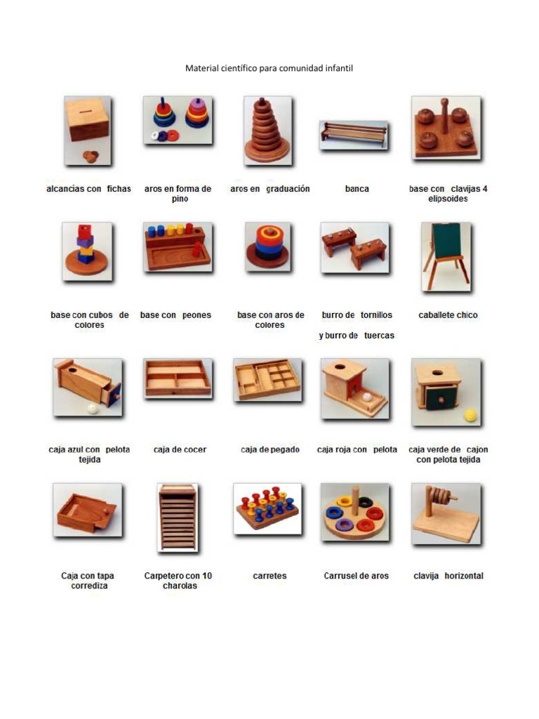 materiales montessori