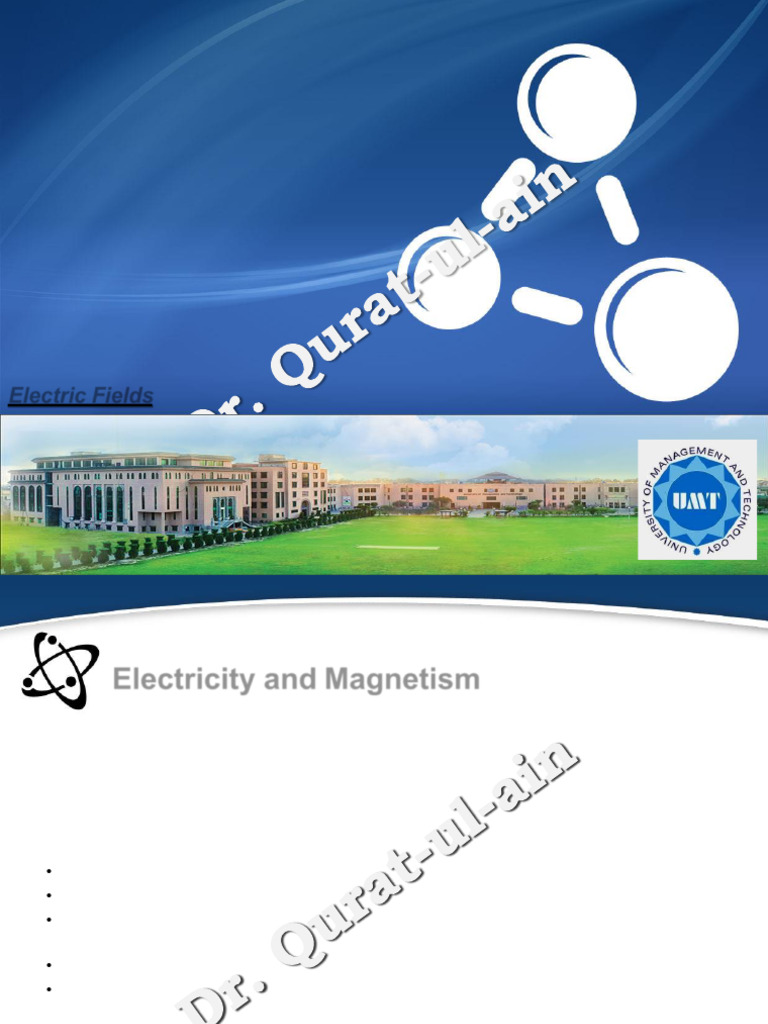 1 Electric Fields Pdf Electric Charge Electromagnetism