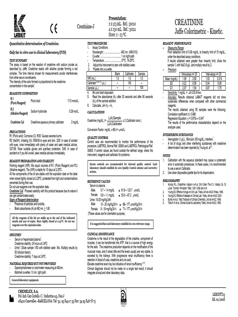 Creatinine 01 2008 pdf creatinine