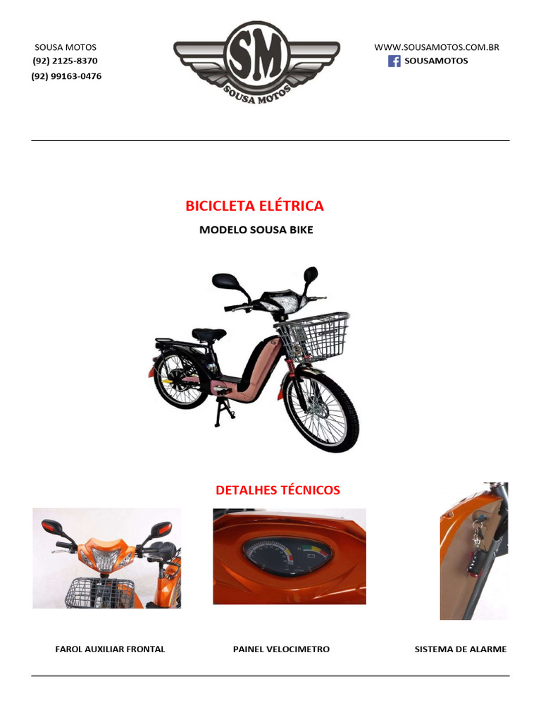 FICHA-TECNICA-BIKE | PDF | Freio