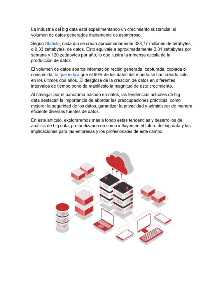 Tendencias Clave en Big Data 2024 | PDF | Big Data | Internet de las Cosas