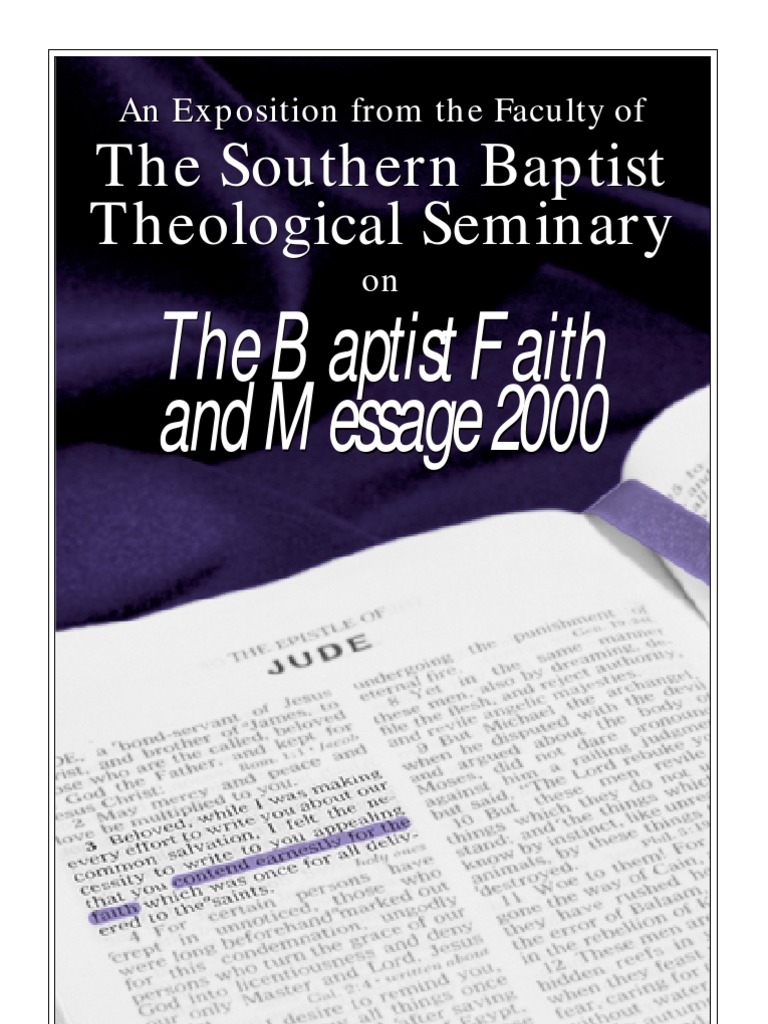 Baptist Faith and Message PDF Justification (Theology) Born Again